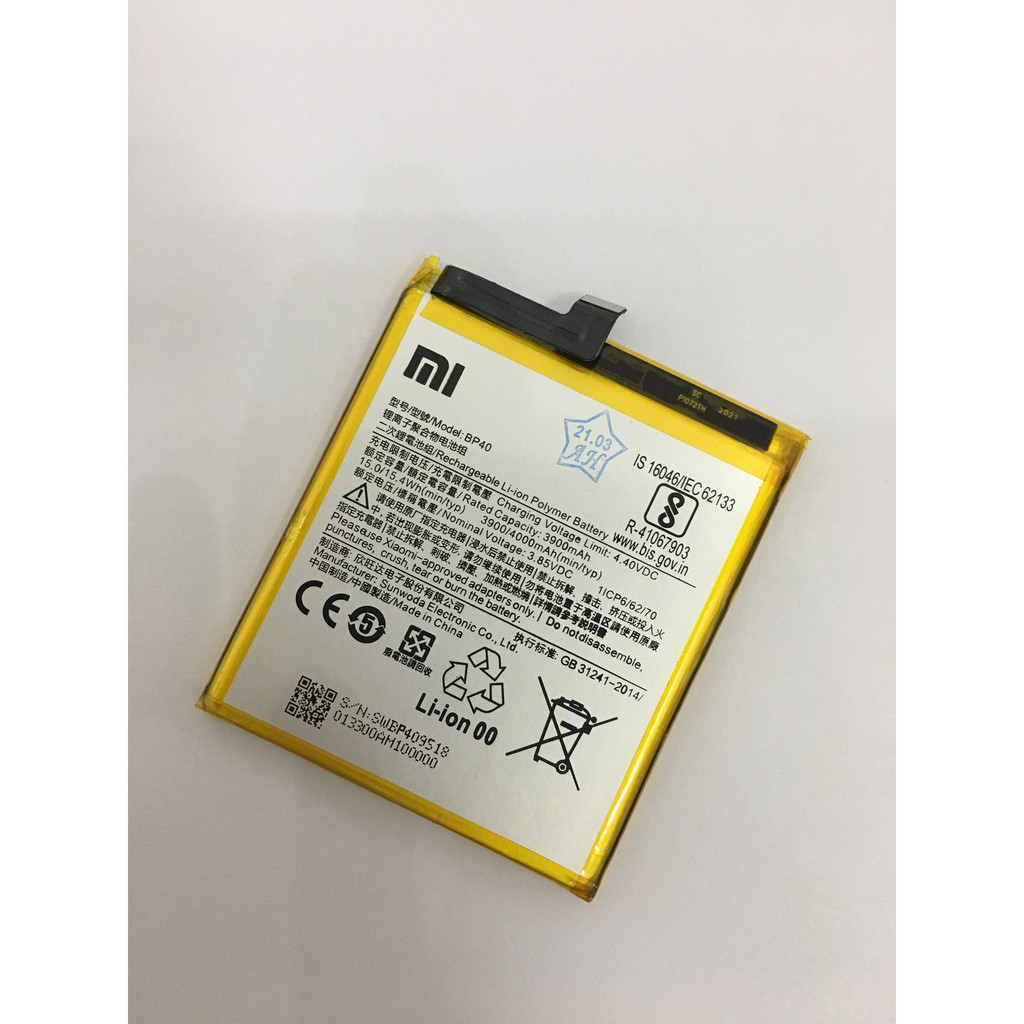 Pin xiaomi k20 pro / bp40 bảo hành đổi mới