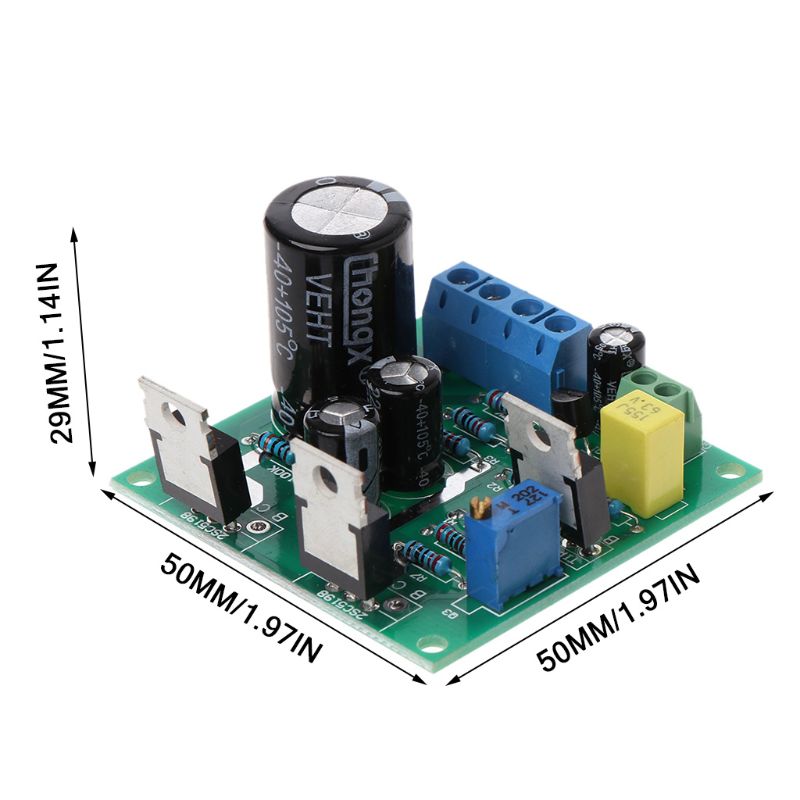 Mini 1969 TIP41C Mono Channel for DC 12V High Power Digital Audio Amplifier Asse