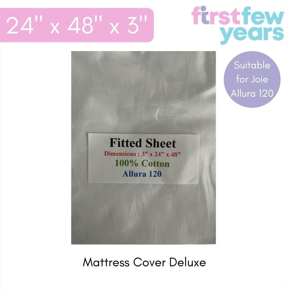 Mattress Cover for Joie Allura 120 24inch X 48inch X 3inch (3