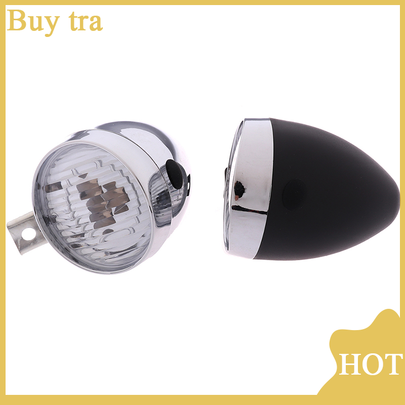 [Buytra] 3 đèn LED phía trước xe đạp cổ điển đèn pha đèn Pin cổ điển