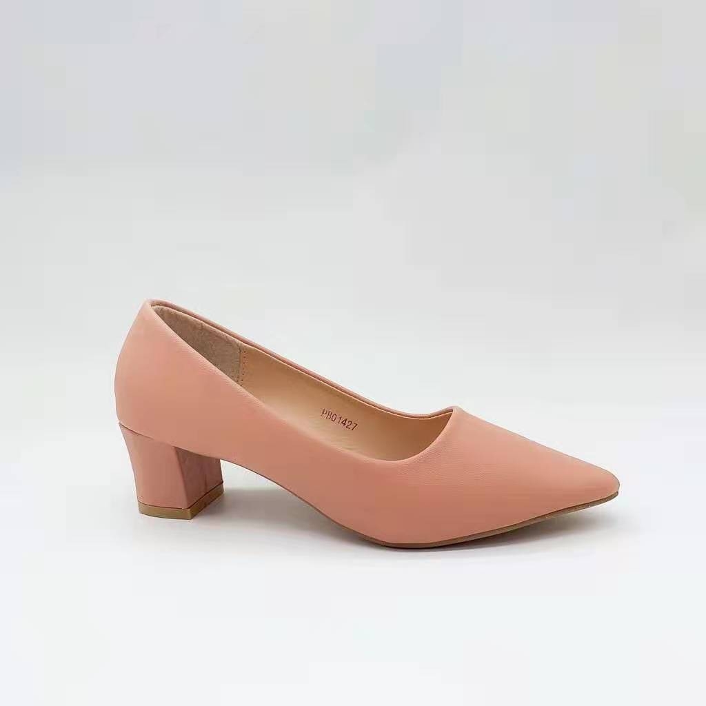 low black work heels