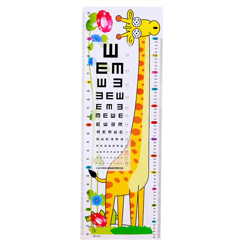 GIÂY DÁN TƯỜNG - THƯỚC ĐO CHIỀU CAO CHO BÉ-  DÁN TƯỜNG ĐO CHIỀU CAO [ Giao mẫu ngẫu nhiên ]