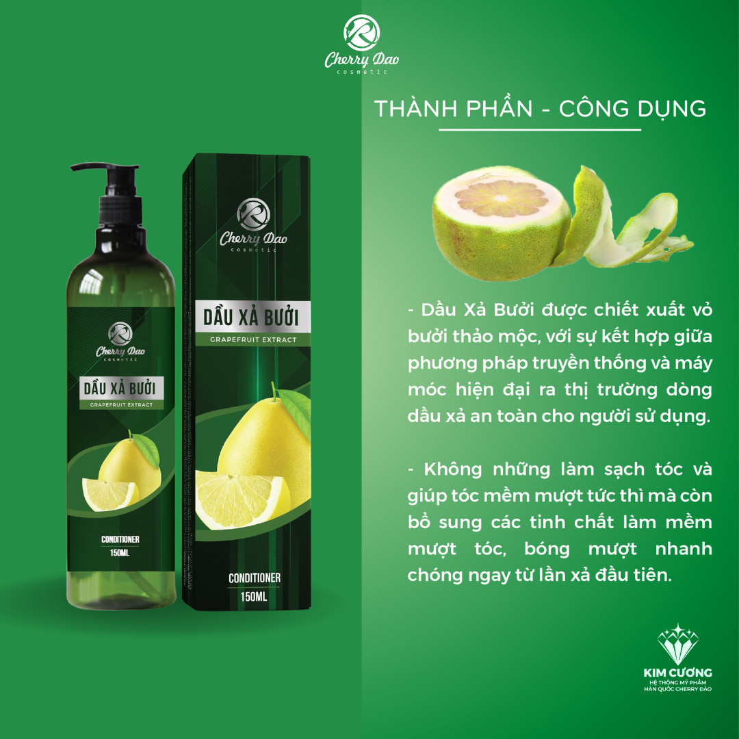 Combo dầu gội dầu xả và serum mọc tóc nhanh CRD -  CherryDao