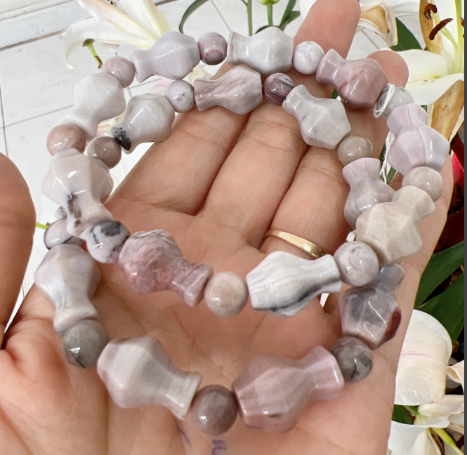 🍁[HCM] Vòng tay gỗ Hóa thạch lục bình (hóa ngọc)-hàng thực tế.