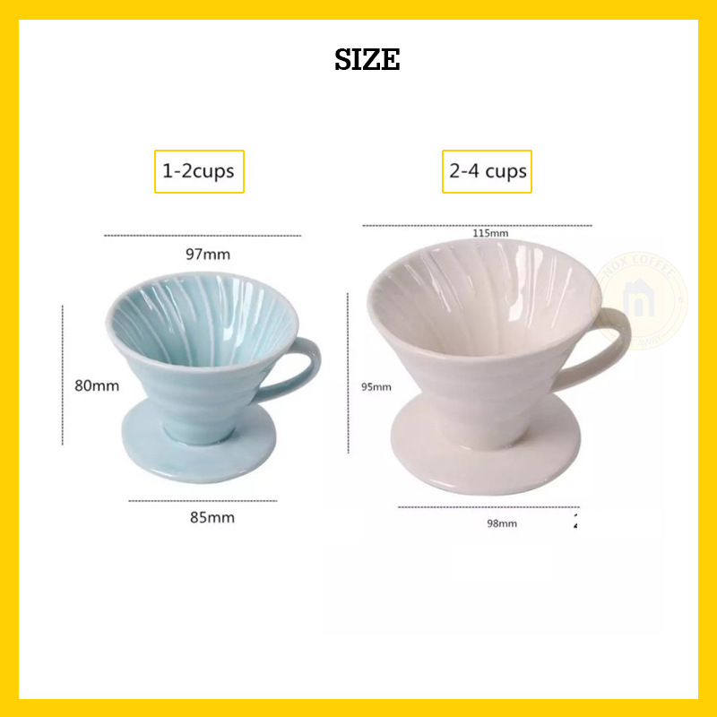 Phễu V60 Bằng Sứ (Pour Over)