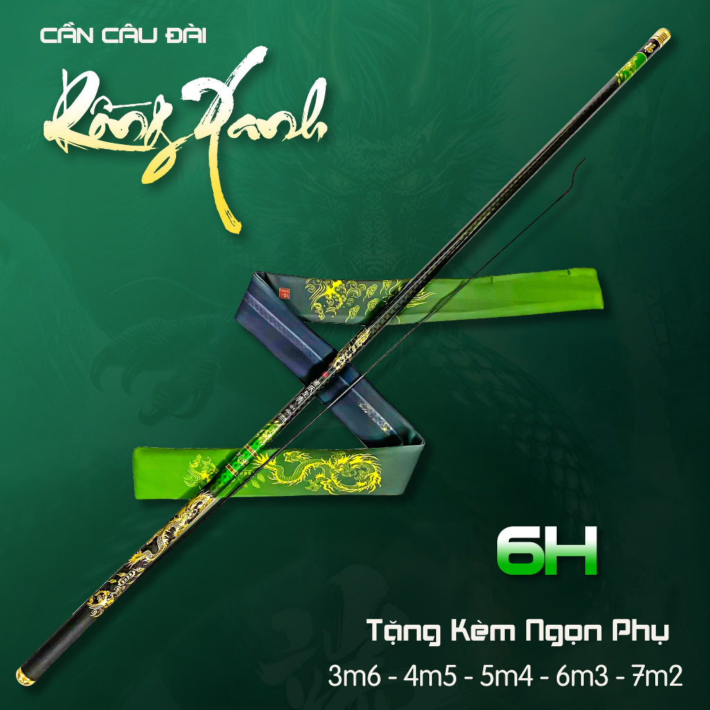 Cần câu Rồng Xanh 3D - 6H
