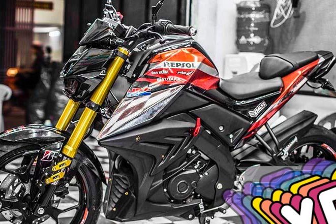 Tem trùm TFX yamaha Repsol cam nhiều màu - Độ dán team trùm decal xe máy - Team trùm decal rẻ đẹp và chất Repsol cam nhiều màu
