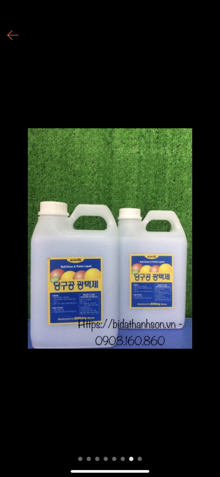 NƯỚC LAU BI NHẬP KHẨU BILLKING
