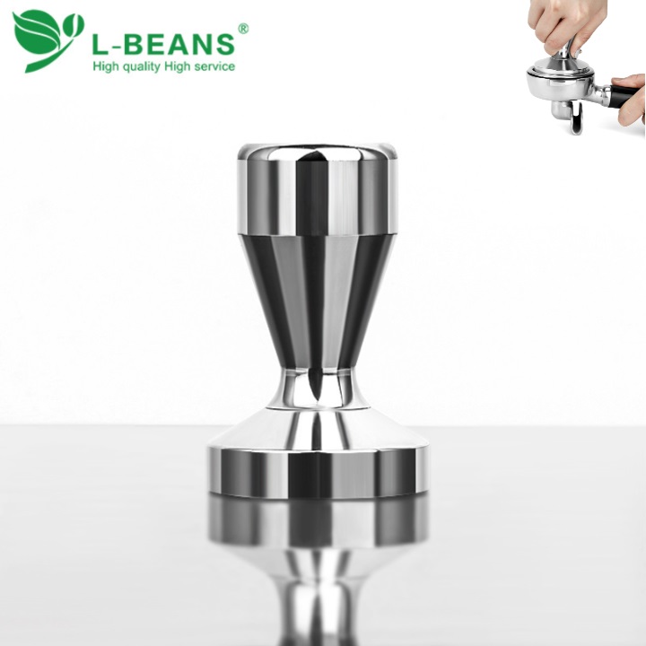 Tay nén cà phê l-beans máy espresso cỡ 49mm, 51mm và 58mm