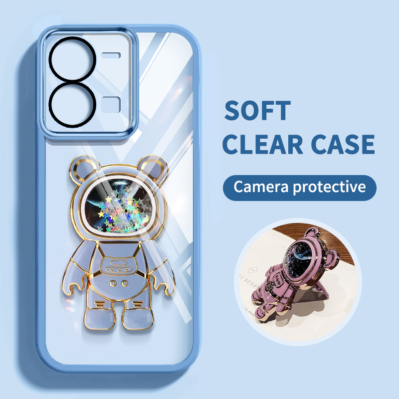 For%20Vivo%20Y02S%20Y17S%20Y16%20Y35%20Y56%205G%20Y78%20Y36%204G%205G%20Drifting%20Sand%20Star%20Astronaut%20Transparent%20silicone%20Soft%20Shell%20-%20Image%202