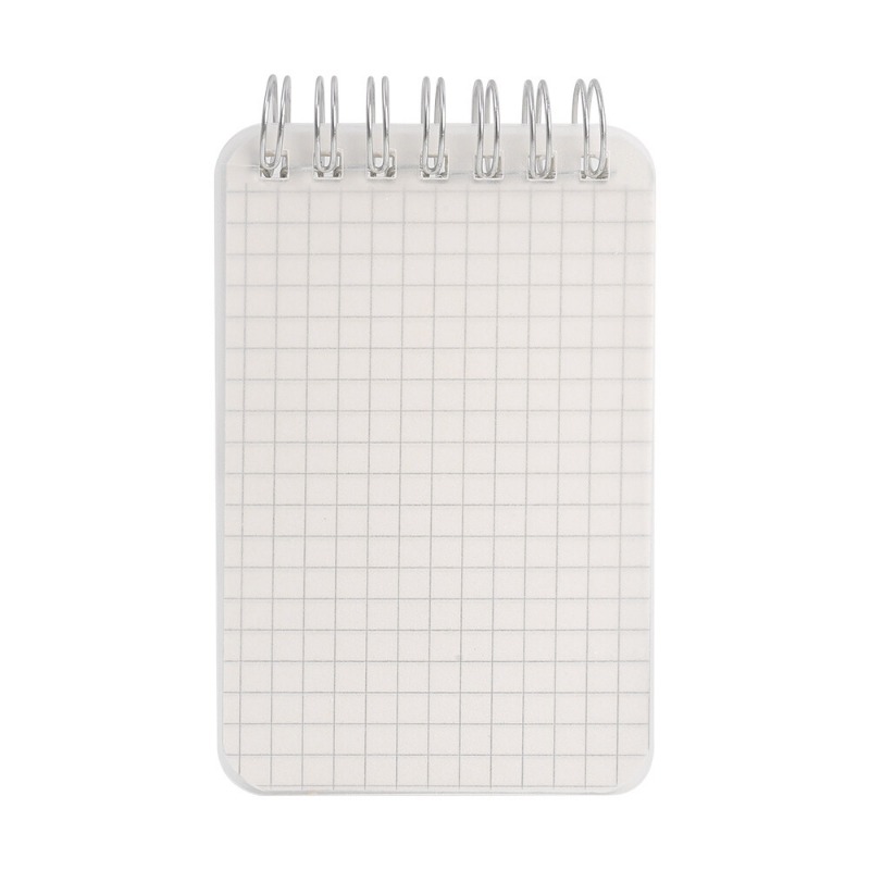 80 Page Mini Pocket A7 Diary Notebook Portable Blank Grid Coil Notebook Pageable Words Writing Book Home Office School Accessories