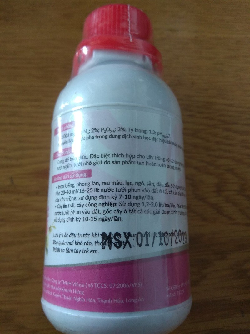 Phân Bón Ra Hoa, Đậu Quả (RONG BIỂN VIF – One) Chai 100ml