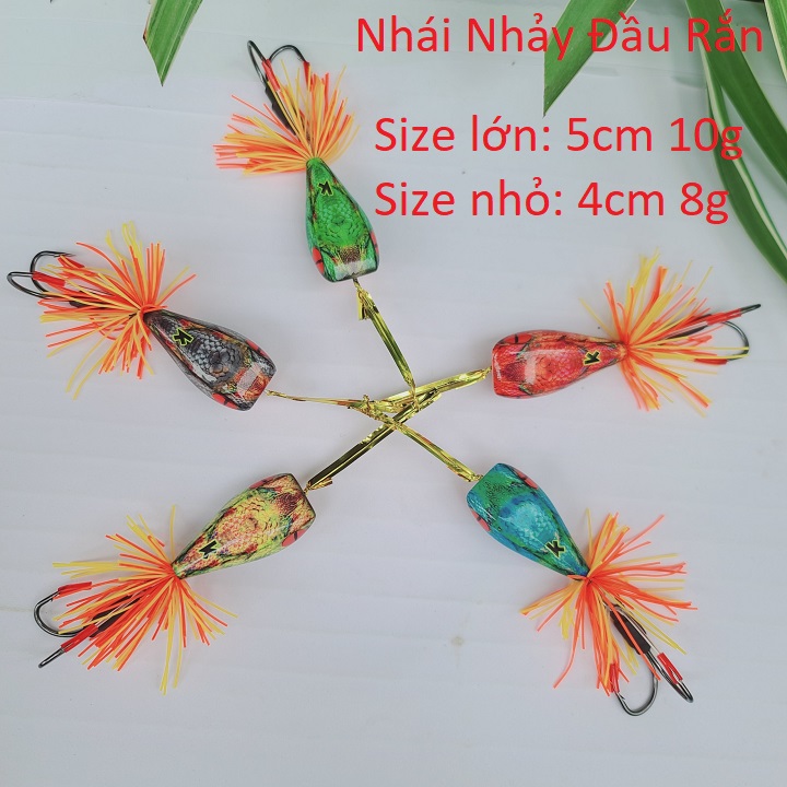 Mồi giả câu cá nhảy đầu rắn