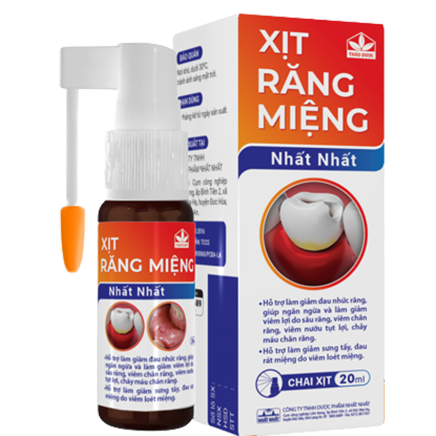 Xịt Răng Miệng Nhất Nhất - Giảm tổn thương lợi do sâu răng - Cvspharmacy