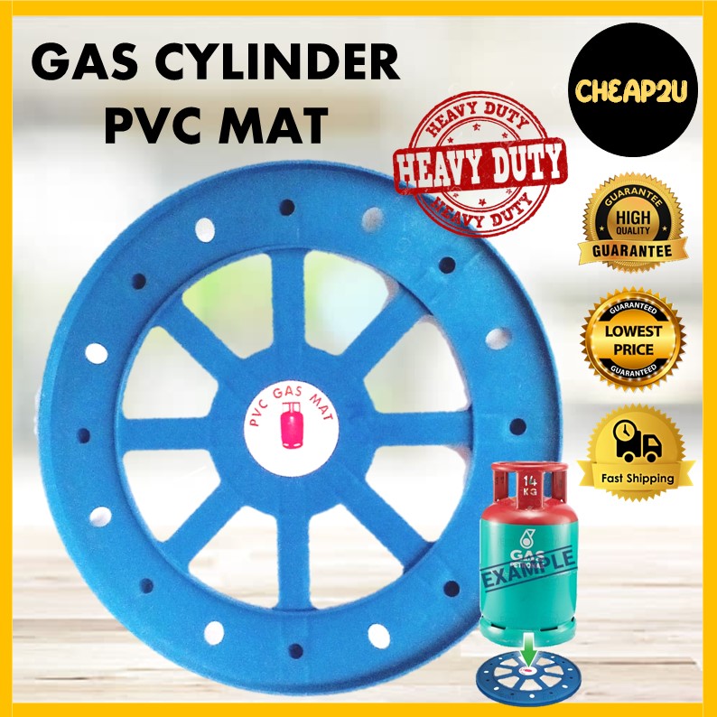 PVC Gas Tank Mat Base HEAVY DUTY Gas Cylinder Protector Mat / Gas Stand