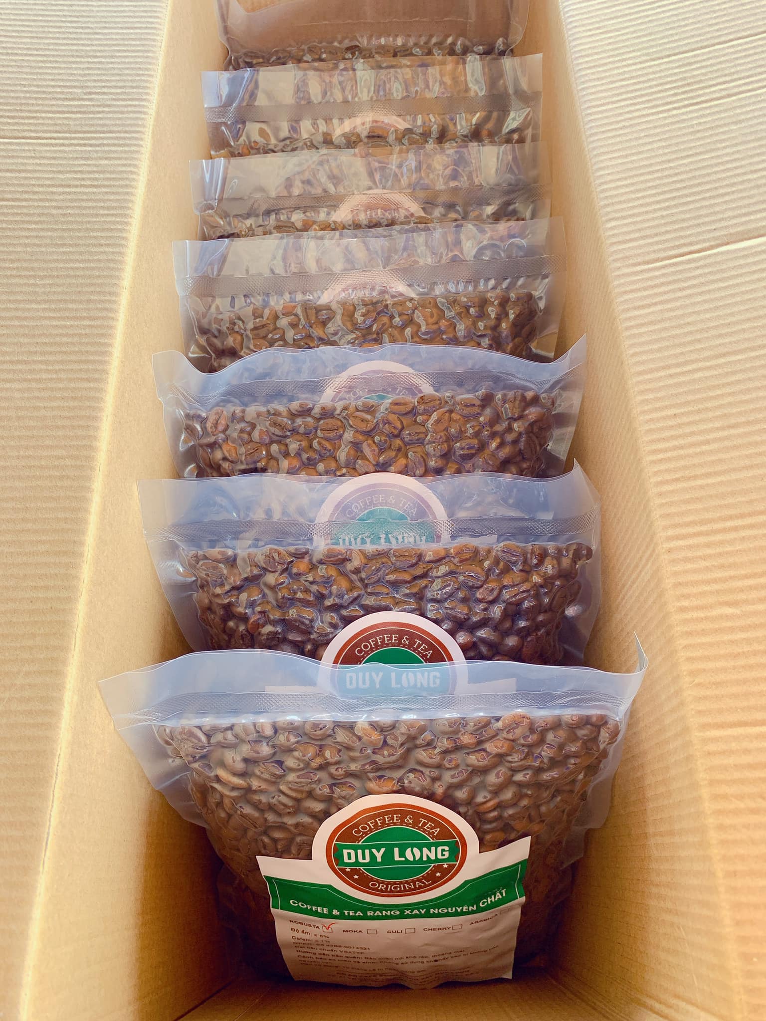 Cà phê Robusta mộc , nguyên chất 100%!