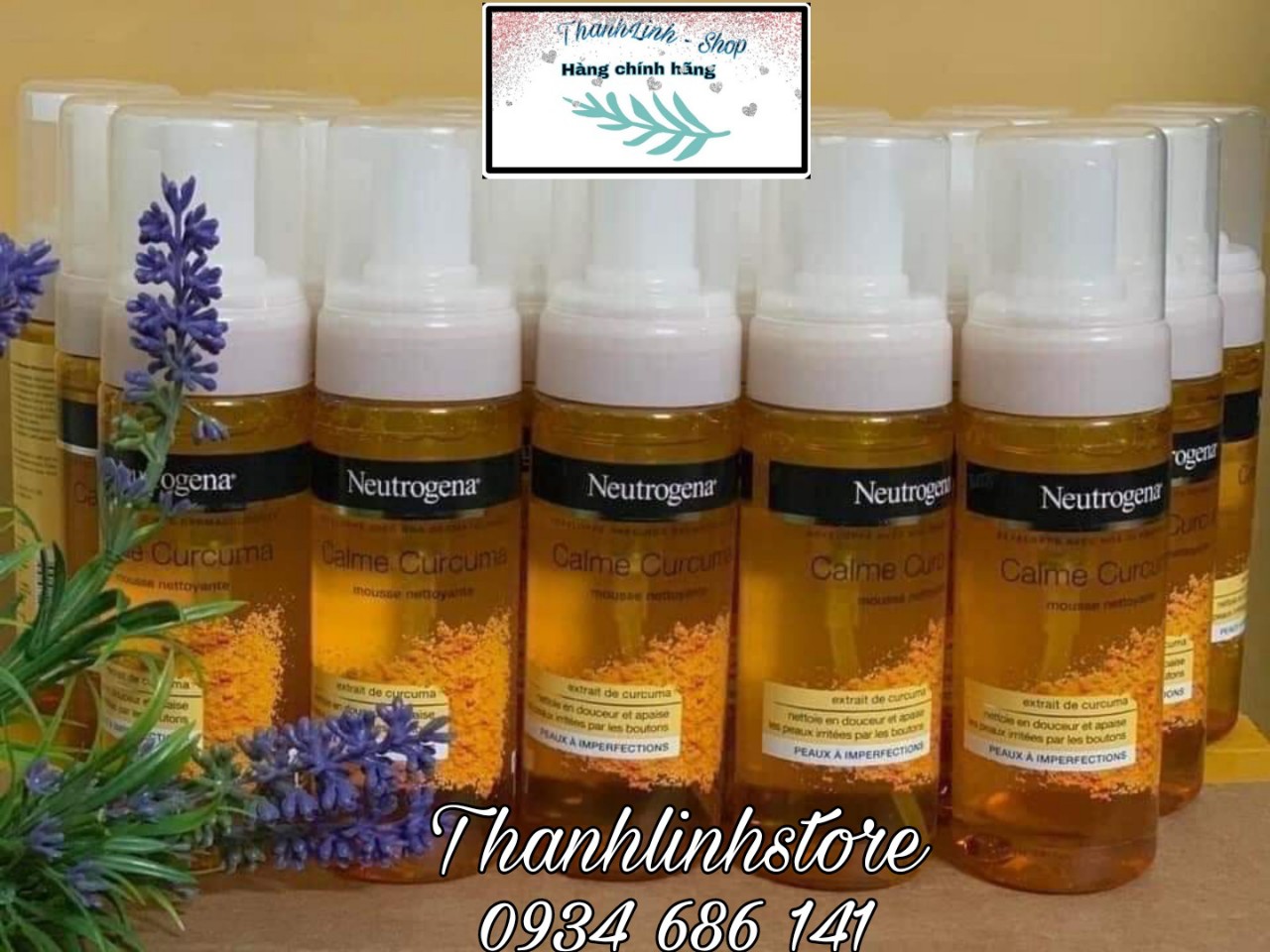 Sữa rửa mặt tạo bọt tinh chất nghệ Neutrogena Curcuma 150ml (Hàng chuẩn EU)