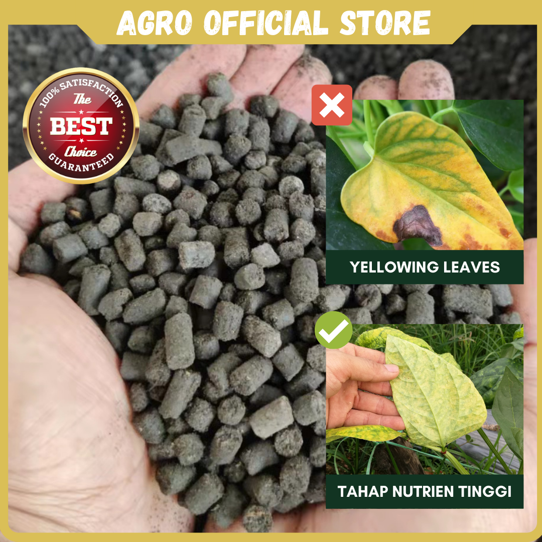 1KG Baja tahi Burung puyuh Pellet subur Fertilizer