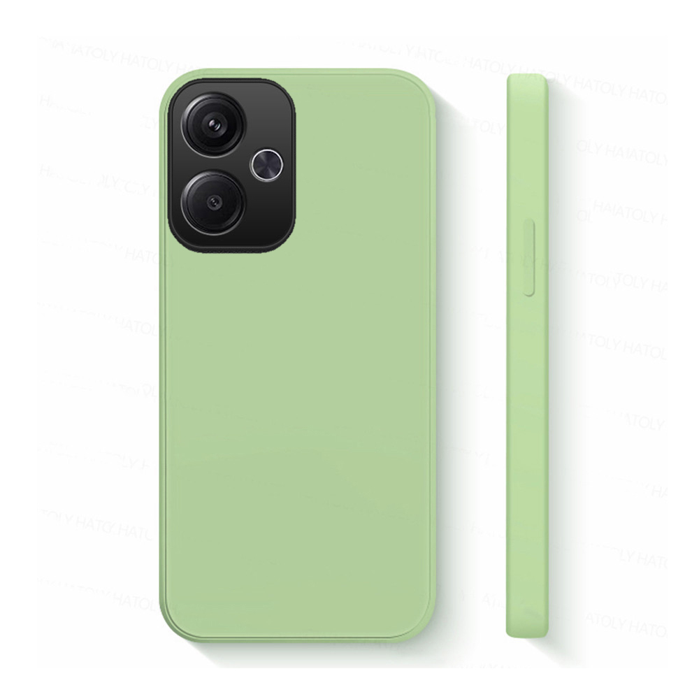 For Xiaomi Poco M6 Case Soft Silicone Liquid Lens Protection Soft Slim For Xiaomi Poco M6 4G Back Cover Phone Cases.
