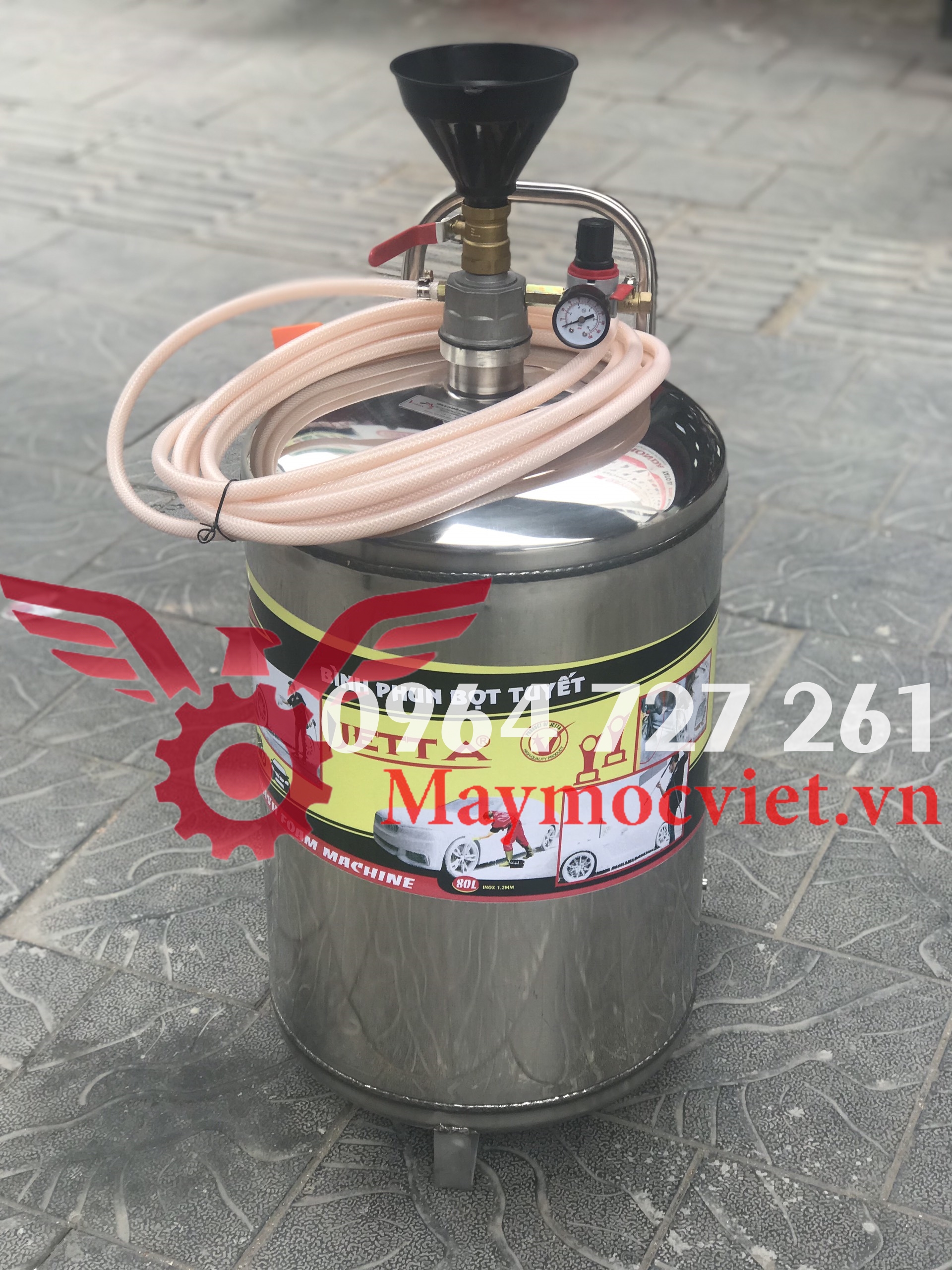 Bình phun bọt tuyết rửa xe 80L Jetta
