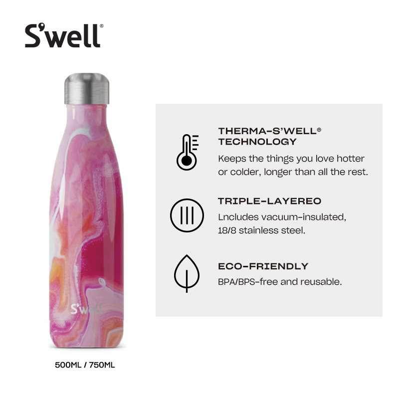 Swell thermos, Geode Rose, 500ml – I love coffee