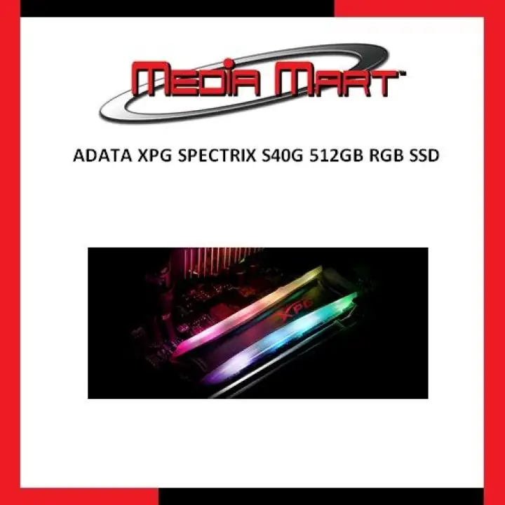 Adata Xpg Spectrix S40g 512gb Rgb Ssd Lazada Singapore