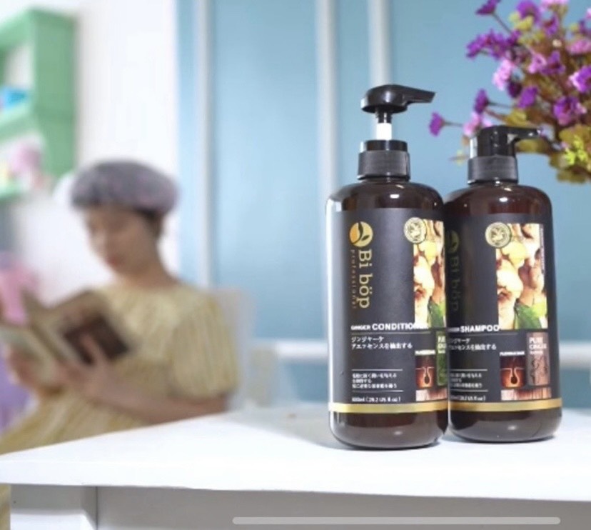 [Chính Hãng] Cặp Dầu Gội Xả Gừng Bibop Collagen