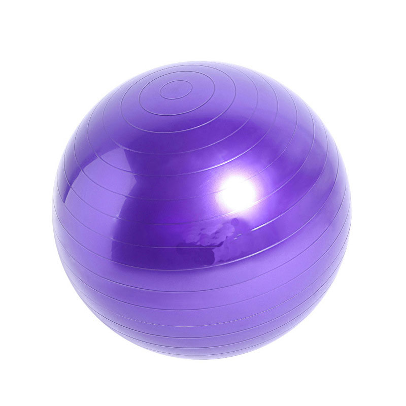 PVC thickened yoga ball 45cm55cm 65cm yoga studio fitness ball 75 glossy matte pilates ball