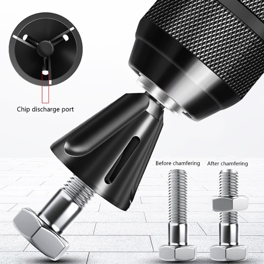 Drill Bits Chamfer Tool 1 Pcs 1/4inch Hex Handle 5mm-25mm Deburring External