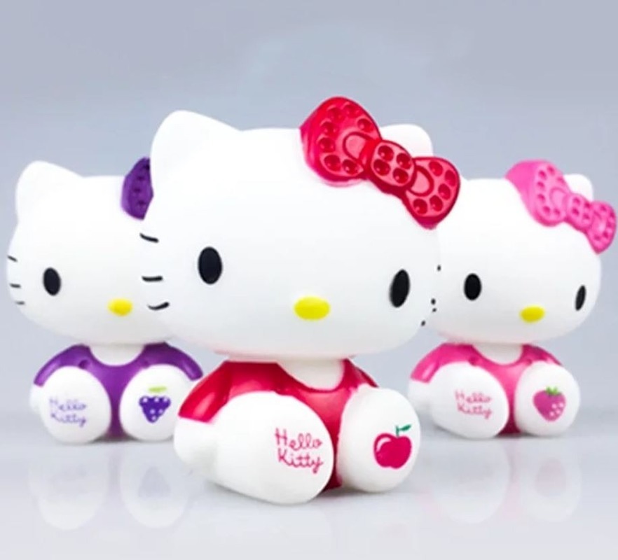 Que Cắm Trang Trí Bánh Kem Hình Hello Kitty