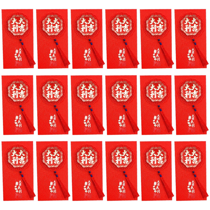 18 Pcs Red Packets Red Money Envelope Party Gift Spring Festival Best ...