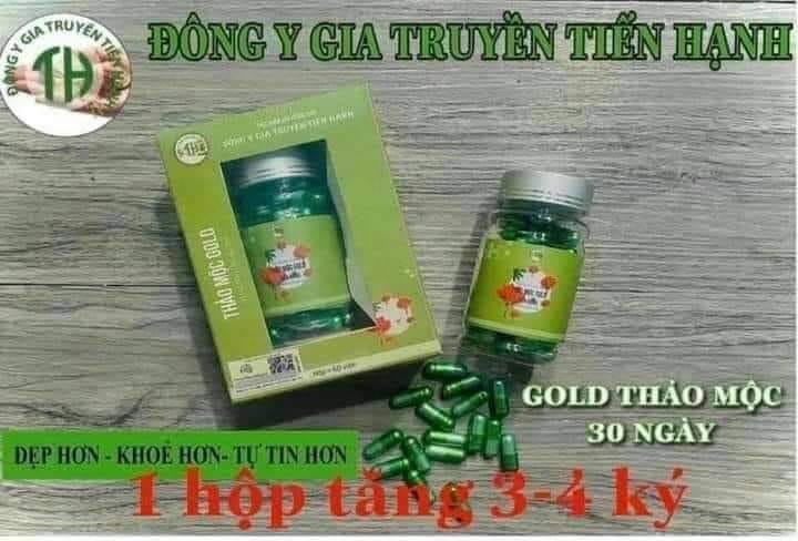 [Chính Hãng}[Siêu Rẻ] Thảo Mộc Tăng Cân Gold Tiến Hạnh