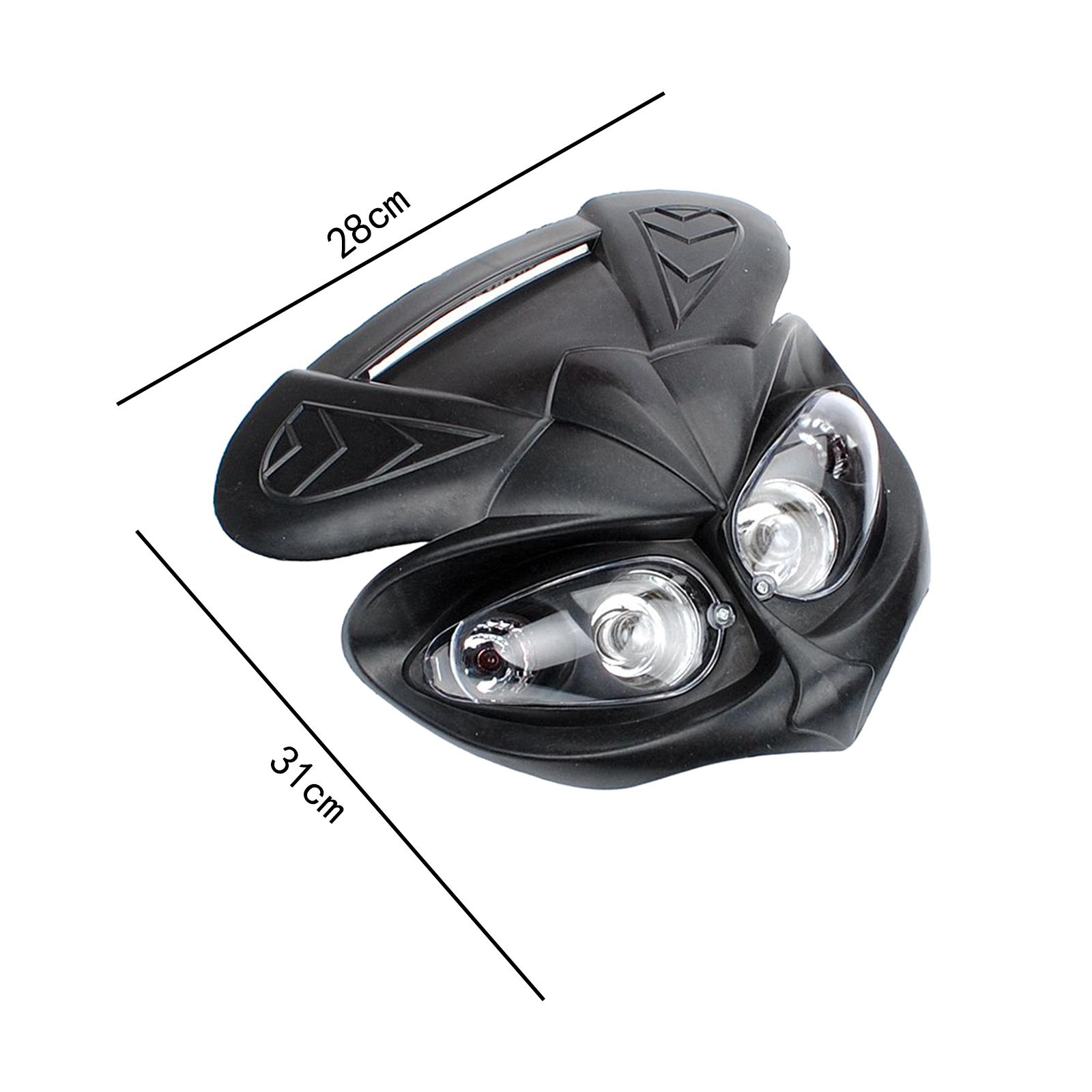 CCAire Motorcycle Headlight Durable Motorbike Headlight Lamp for Assembly Modification Professional Stable Performance Replacement