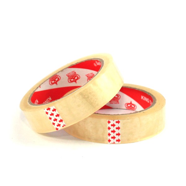 Combo 10 Cuộn Băng keo trong 1.2cm và 2.4cm lõi lớn, dùng dán quà, độ dính cao