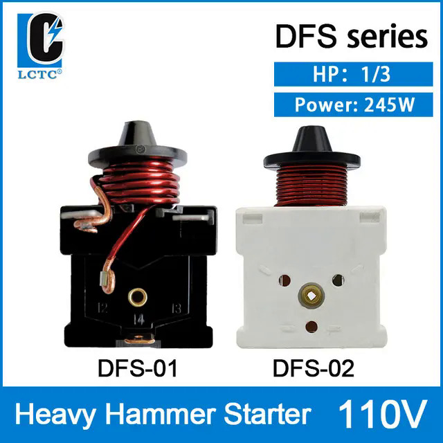 Rơle khởi động máy nén tủ lạnh 110V (Rơle ngắn Danfoss)