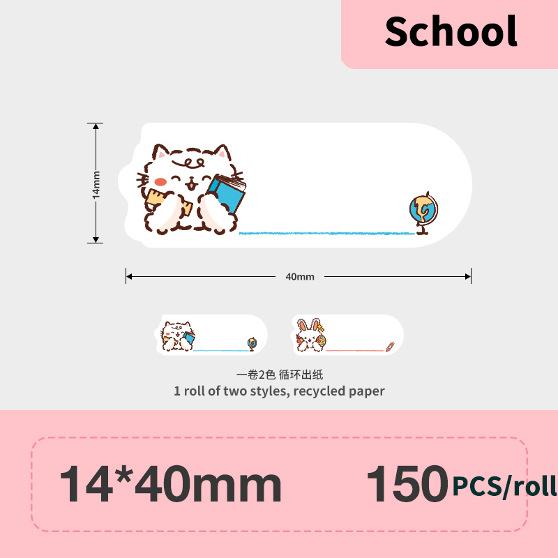 NIIMBOT B18 label printer waterproof oilproof adhesive Three defense