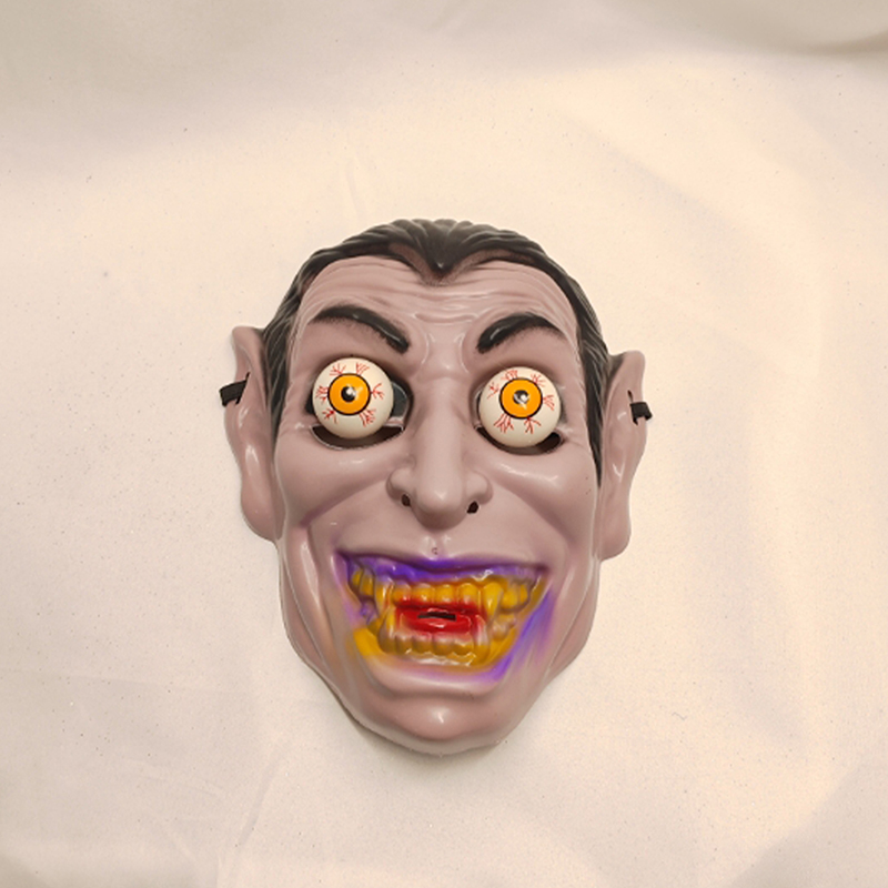 Halloween Horror Mask Spring-eyed Clown Vampire Skull Mask Script Kill Scary Scary Dress Up PropsGENGLI. 