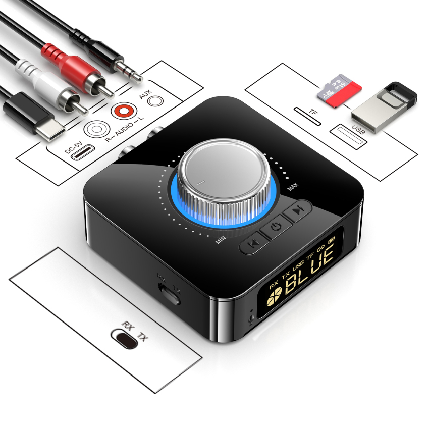M5 Digital Bluetooth 5.0 Receiver And T/R/A/N/S/M/I/T/T/E/R
