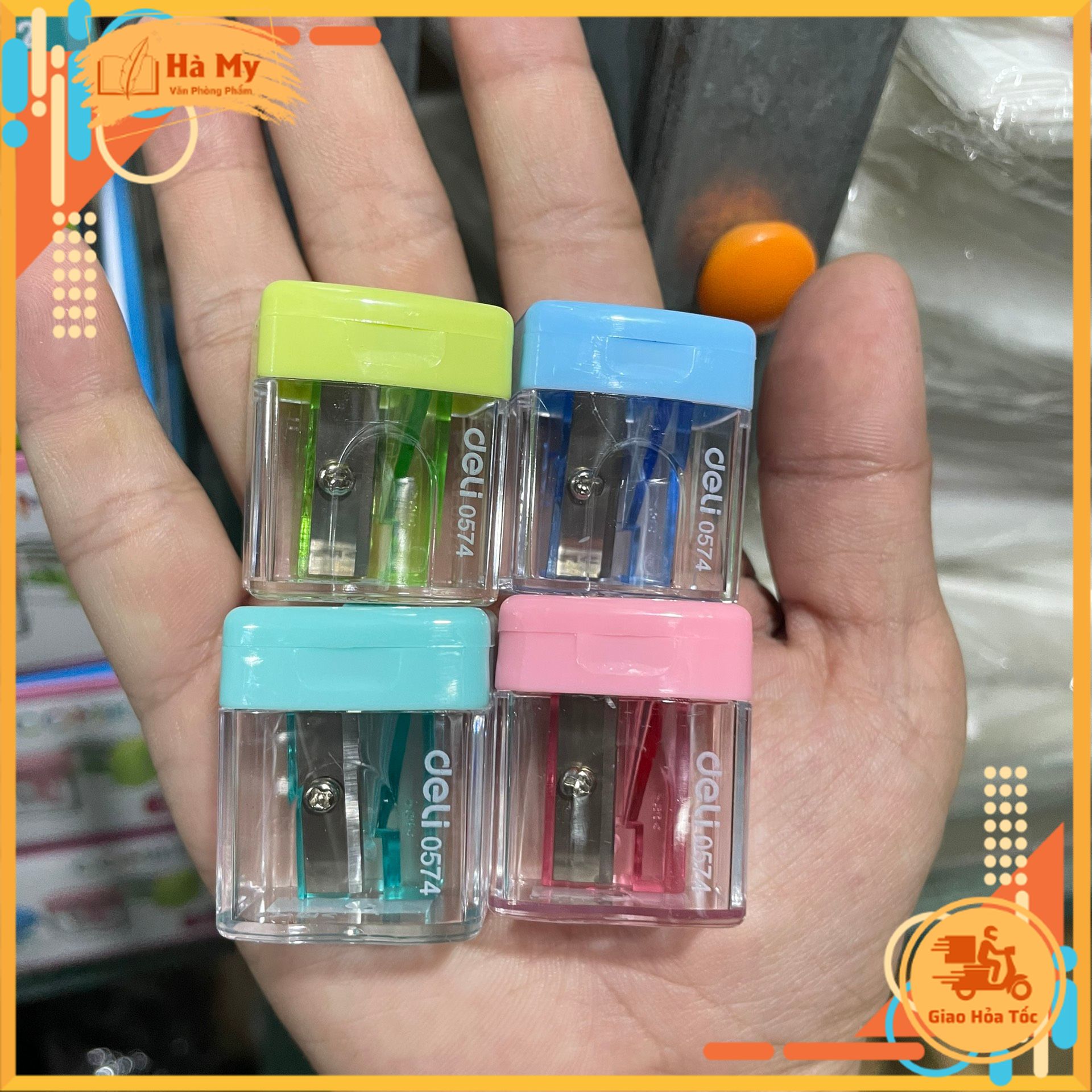 Combo 5 Cái Gọt bút chì mini 1 lỗ Deli E0574
