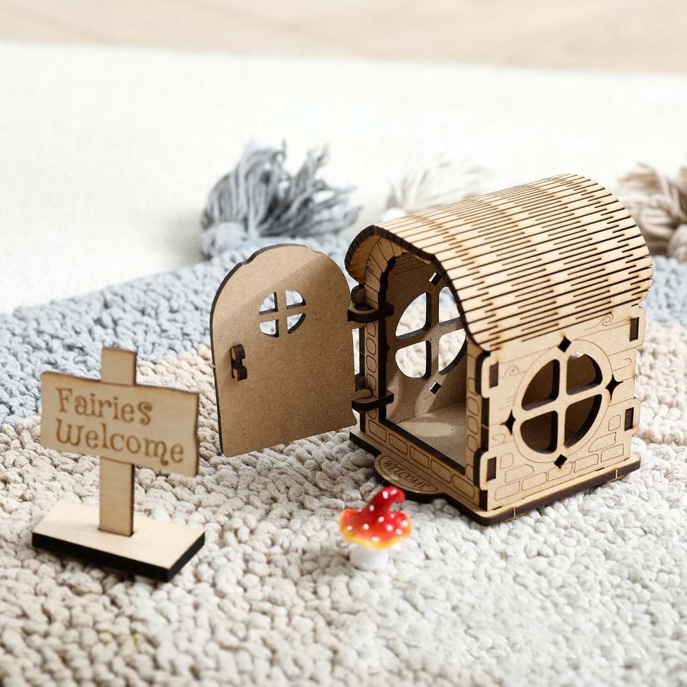 Family%20Room%20Wooden%20Material%20Wooden%20Fairy%20House%20Kit%20DIY%20Kit%20Mini%20Size%20Wooden%20Doll%20House%20Handmade%20Craft%20Graffiti%20Design%20DIY%20Assembled%20House%20Birthday%20Gift%20-%20Image%203