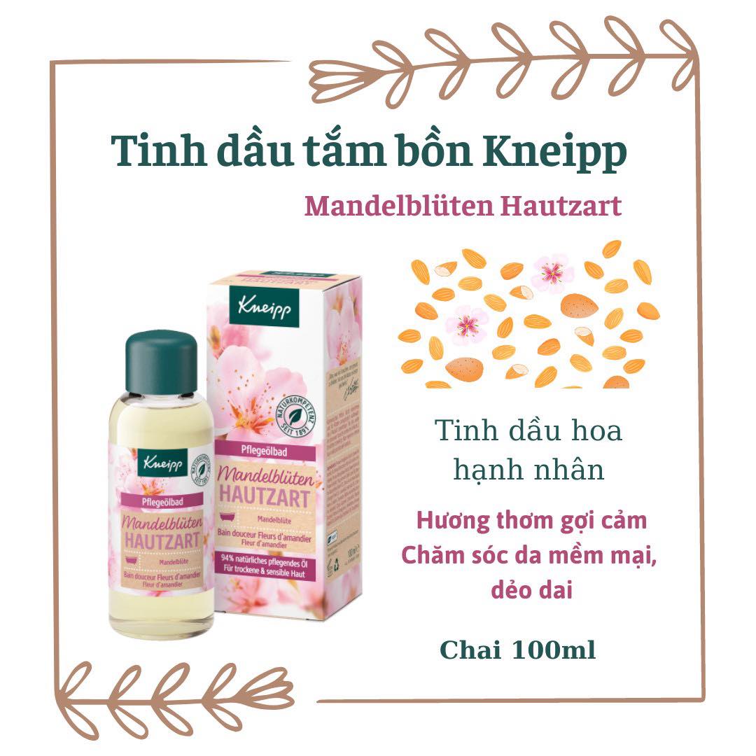 Tinh dầu tắm bồn Kneipp các loại 100ml ( Hàng Đức)