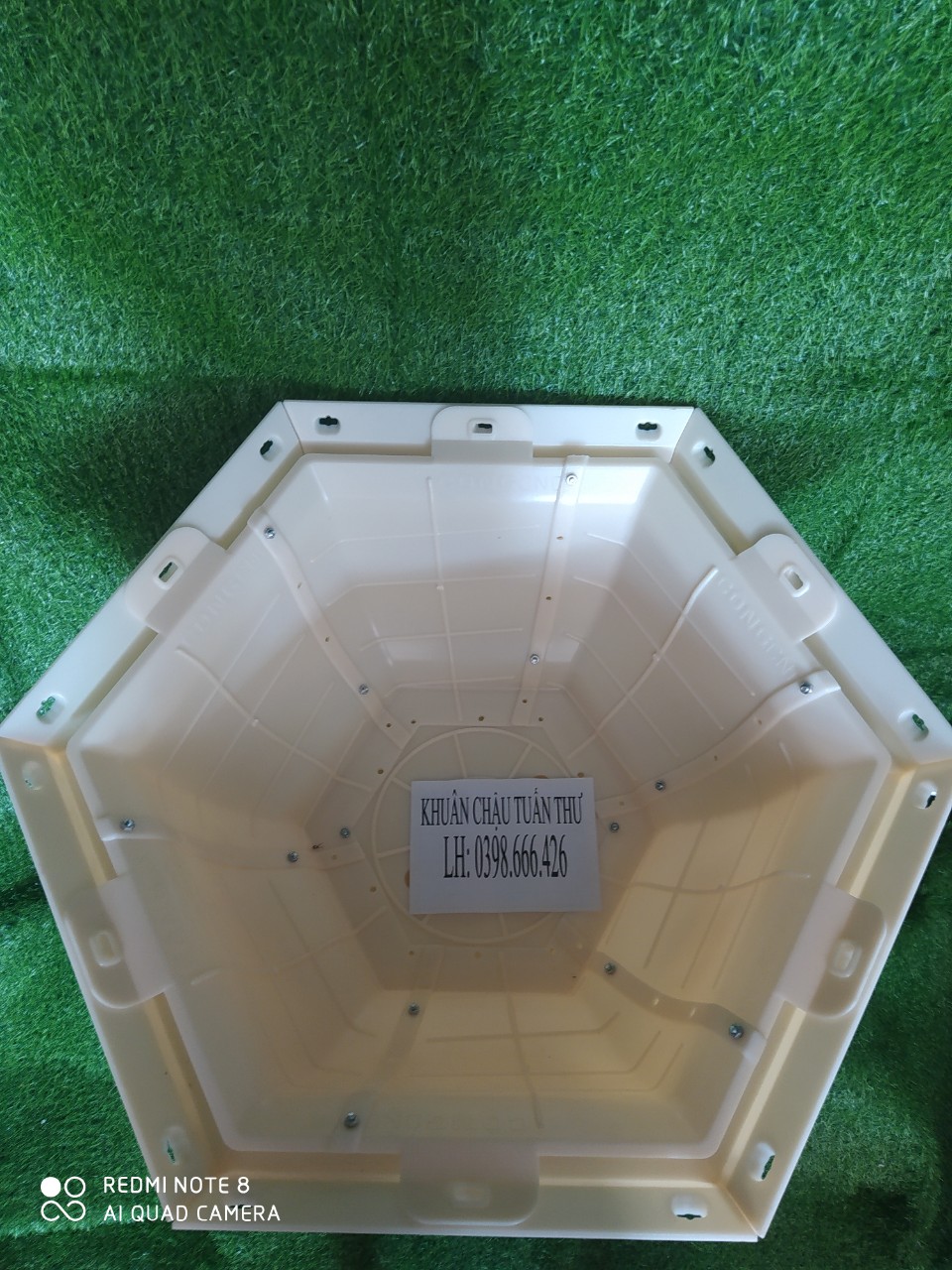 Hexagonal Landscape Pot Mold with 55 Gourd Shapes. Does Not Include Base, High Quality Abs Plastic