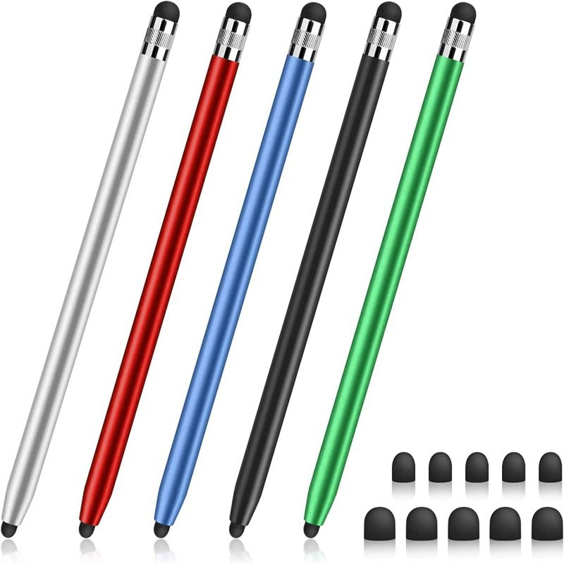 High%20Quality%20Universal%20Pencil%20Double%20Silicon%20Head%20Touch%20Capacitive%20Screen%20Stylus%20Caneta%20Capacitive%20Pen%20For%20Tablet%20Smartphone%20-%20Image%202