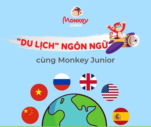 Ngoại ngữ cho trẻ em Monkey junior 1 năm