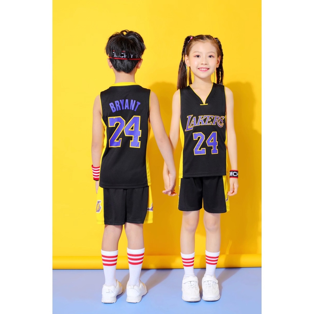 Youth Kids Kobe Bryant Basketball NBA Uniform - Jersey & Shorts - Lakers -  Boys 2T-4T, 5-10