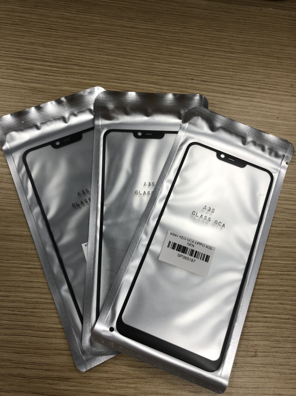 kính ép Oppo A3S - Liền keo