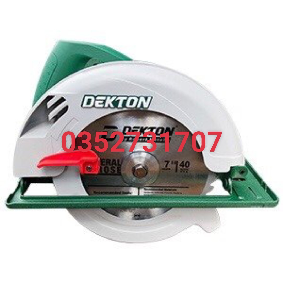 Máy cắt gỗ dekton dk185 -công xuât 1500w- máy kèm lưỡi cắt gỗ 180mm-bảo hành 6 thang