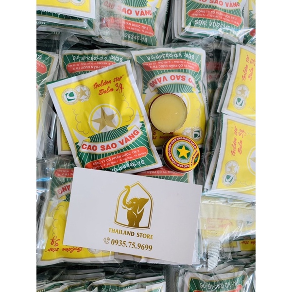 [COMBO 5 LỌ] Cao Sao Vàng VIỆT NAM [GOLDEN STAR BALM] Dược TW3 3gr