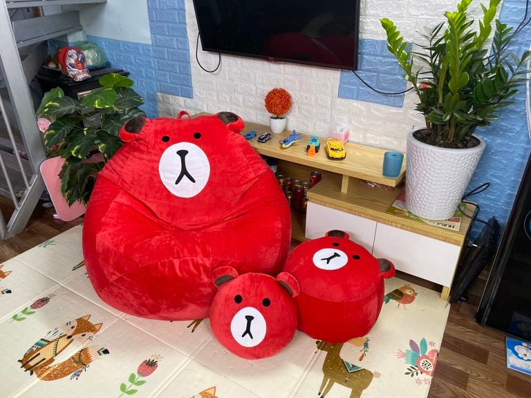 Ghế lười hạt xốp size M