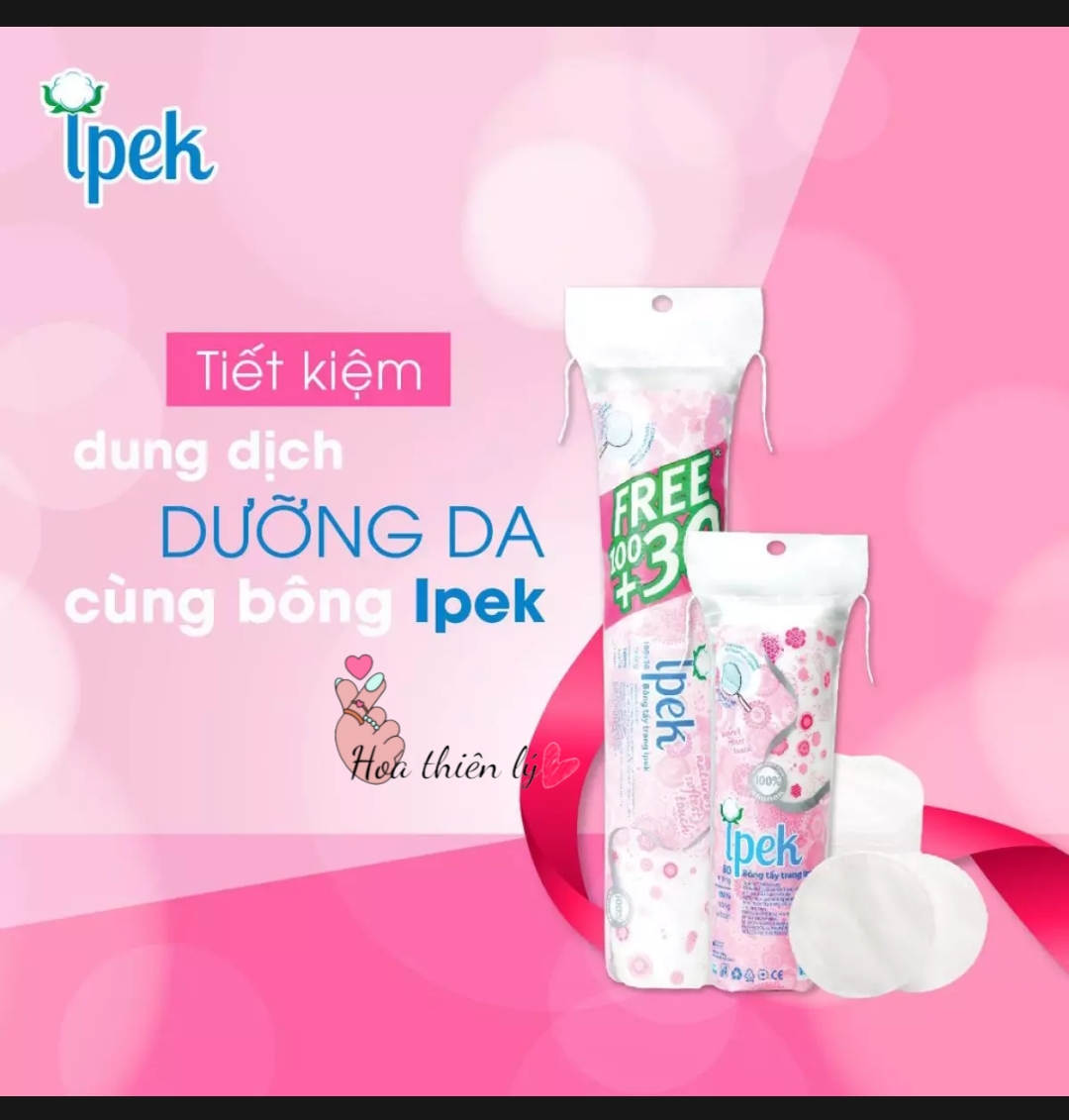 Bông tẩy trang Ipek Thổ Nhĩ Kì 150 miếng